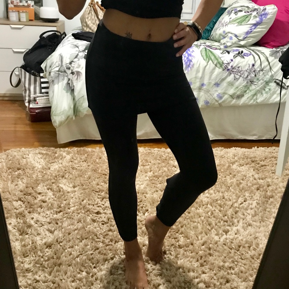 Lululemon wunder under dance legging fold over
